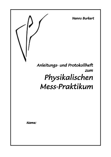Anleitung 2. Physik Praktikum (pdf)