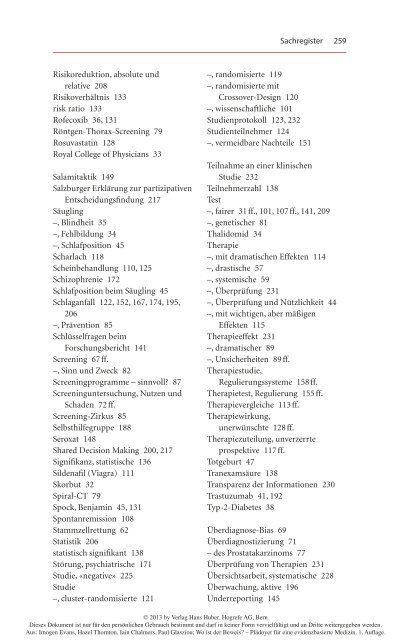 Wo ist der Beweis? Plädoyer für eine evidenzbasierte Medizin ...