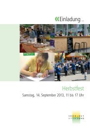 Herbstfest «Einladung... - Brühlgut Stiftung