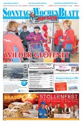 STOLLENFEST - beim SonntagsWochenBlatt