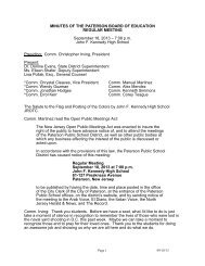 09-18-13 Regular - Paterson Public Schools