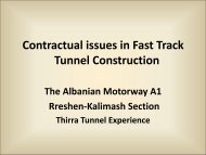 Contractual fast track approach in implementing the Thirra Road ...