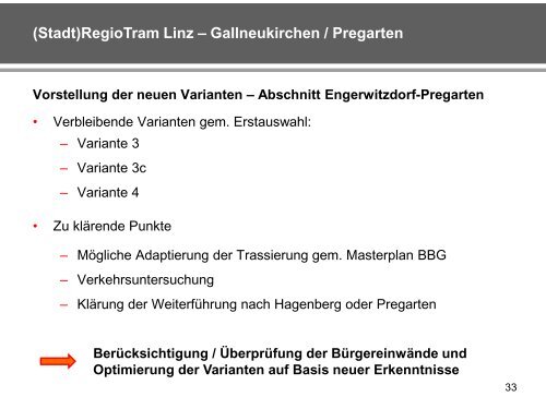 (Stadt)RegioTram Linz – Gallneukirchen / Pregarten