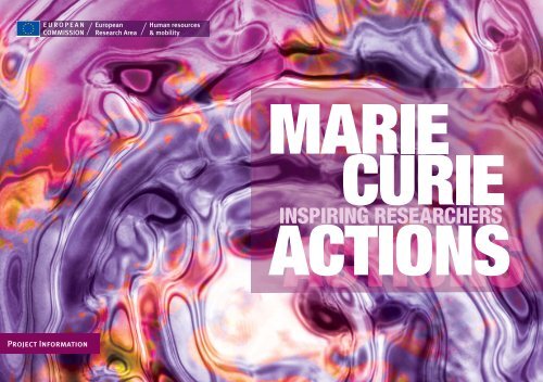Marie Curie Actions: Inspiring Researchers - Imdea
