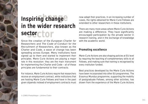 Marie Curie Actions: Inspiring Researchers - Imdea