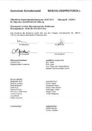 Protokoll GR Sitzung Nr. 12/13 24.07.2013 - Gemeinde Schutterwald