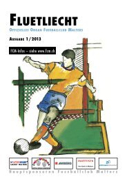 Fluetliecht Ausgabe 2013/1 - FC Malters