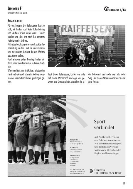 Fluetliecht Ausgabe 2013/1 - FC Malters