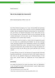 13. Subjekt der Autonomie - Sozialrecht in Freiburg