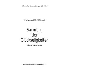 Sammlung der Glückseligkeiten - Islamisches Zentrum Hamburg