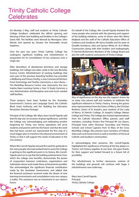 eBulletin3_2011 - Catholic Education Office