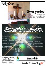 Gemeindebrief 12 / 07 bis 01 / 2008 (als PDF Datei) - Heilig Geist ...