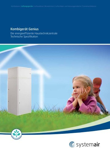 Genius Kombigerät Planerbroschüre - 2013 (2 Mb) - Systemair