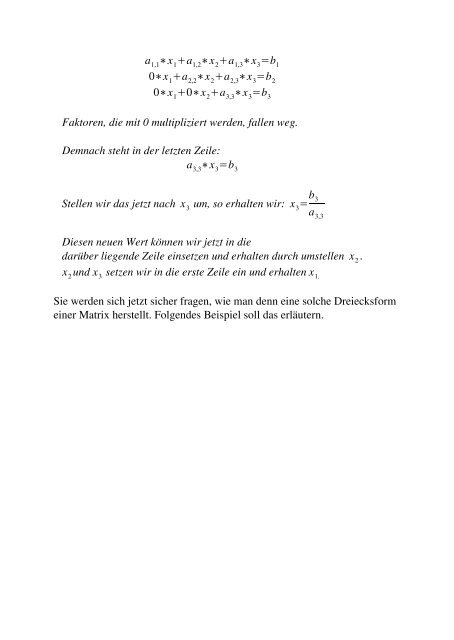 Mathematische Grundlagen zur 3D Berechnung - Mensch und ...