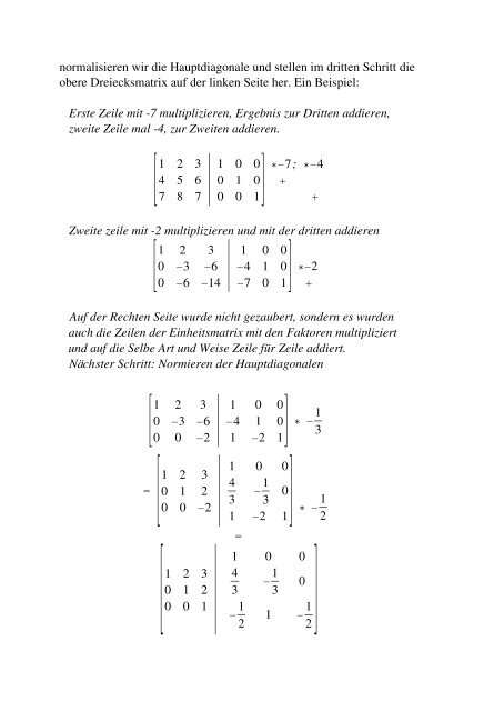 Mathematische Grundlagen zur 3D Berechnung - Mensch und ...