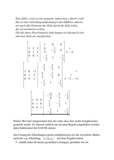 Mathematische Grundlagen zur 3D Berechnung - Mensch und ...