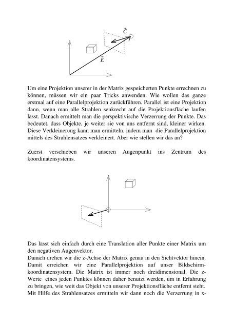 Mathematische Grundlagen zur 3D Berechnung - Mensch und ...