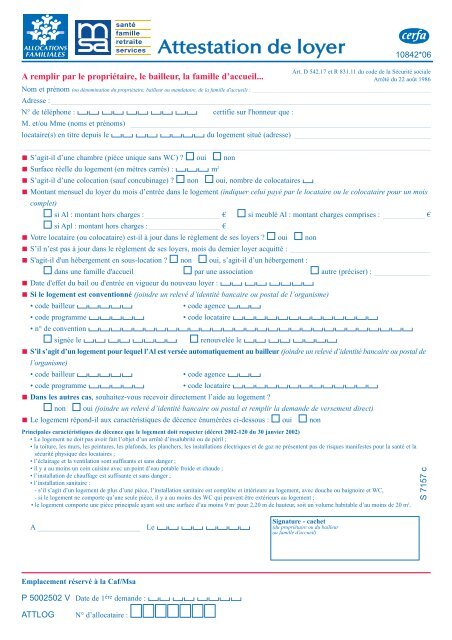 Attestation de loyer.pdf - MSA