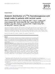 Anatomic distribution of [18F] fluorodeoxyglucose-avid lymph nodes ...