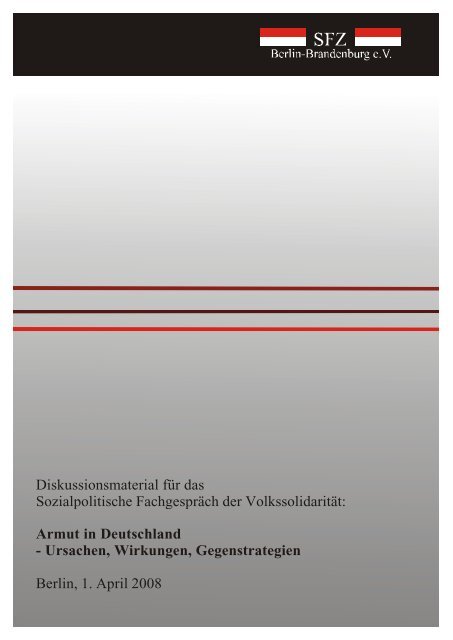 SOZIALREPORT - Volkssolidarität Bundesverband e.V.
