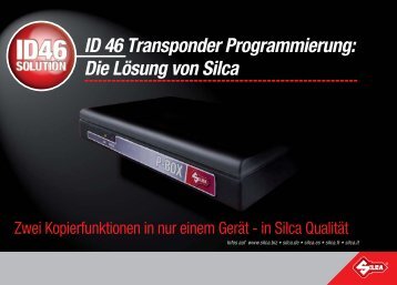 ID 46 Transponder Programmierung: Die Lösung von Silca