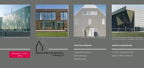 einladung - Architektur Aktuell, Freising eV