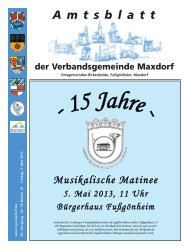 kw 18 - Verbandsgemeinde Maxdorf