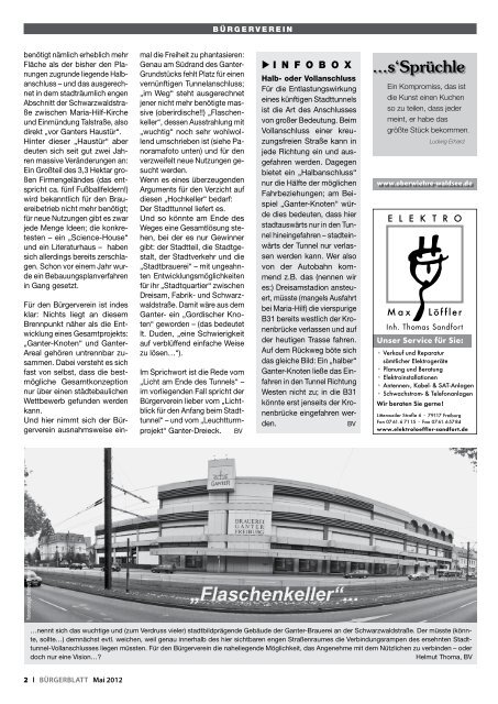 Ausgabe 174 - Mai 2012 (pdf, 5,4 MB - Bürgerverein Oberwiehre ...