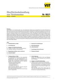 Nr. 002/1 Oberflächenbehandlung von Türelementen - Brunex