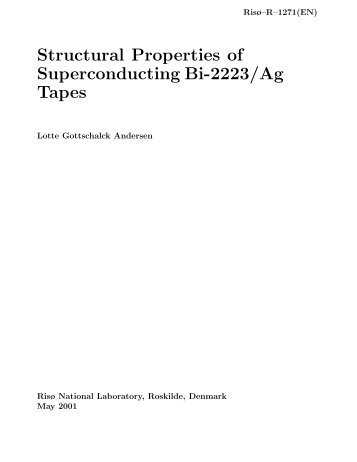 Structural Properties of Superconducting Bi-2223/Ag Tapes