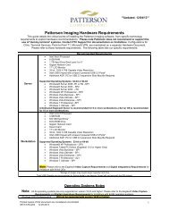 Patterson Imaging Hardware Requirements - FAQ