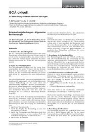 GOÄ-Kommentar: Allgemeine Bestimmungen-Abschnitt B - BDA