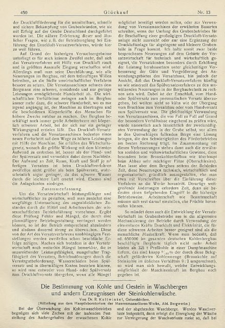 B erg - und H ü ttenm ä nnische Z eitschrift Nr. 13 26. März 1927 63 ...