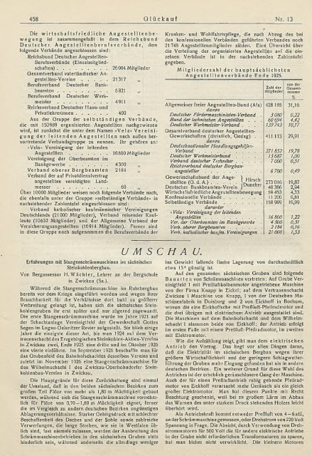 B erg - und H ü ttenm ä nnische Z eitschrift Nr. 13 26. März 1927 63 ...