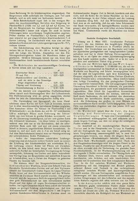 B erg - und H ü ttenm ä nnische Z eitschrift Nr. 13 26. März 1927 63 ...