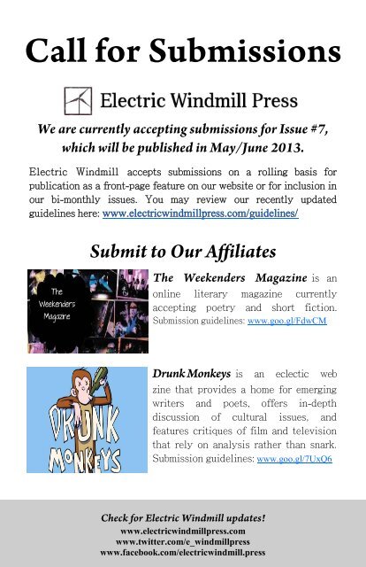 Electric Windmill Issue No. 006 - Electric Windmill Press