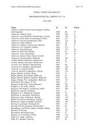 (7) SÖDRA VEDBO HÄRADSRÄTT PERSONREGISTER TILL ...