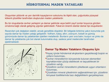 EPİTERMAL YATAKLAR