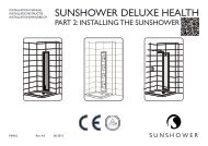 Installatiehandleiding Sunshower Health Deel 2