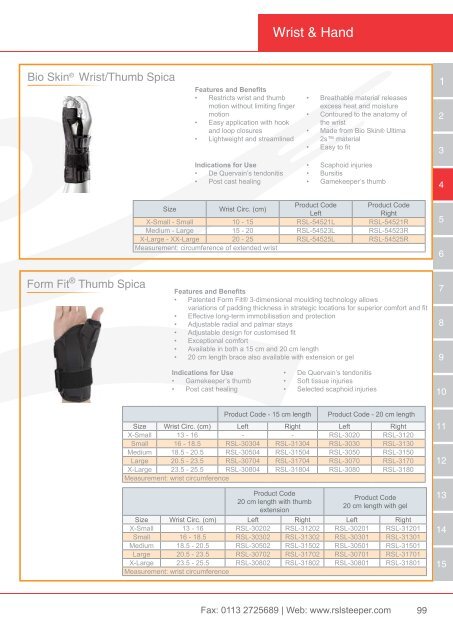 Orthotic Solutions Catalogue 2014 (25.14 MB) - R S L Steeper