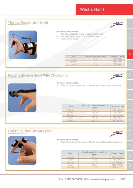 Orthotic Solutions Catalogue 2014 (25.14 MB) - R S L Steeper