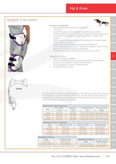 Orthotic Solutions Catalogue 2014 (25.14 MB) - R S L Steeper