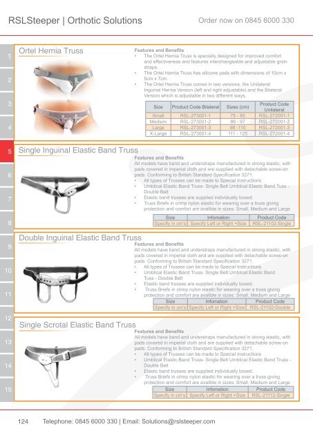 Orthotic Solutions Catalogue 2014 (25.14 MB) - R S L Steeper