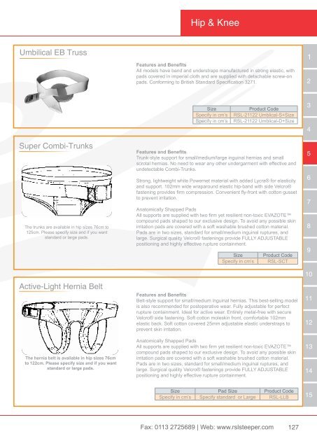 Orthotic Solutions Catalogue 2014 (25.14 MB) - R S L Steeper