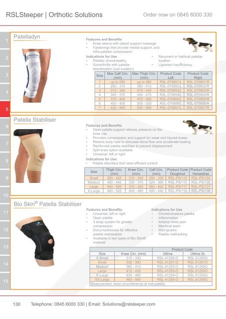 Orthotic Solutions Catalogue 2014 (25.14 MB) - R S L Steeper