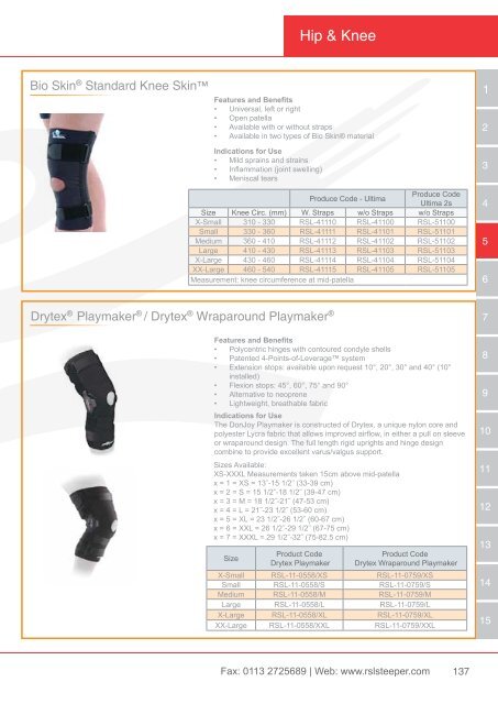 Orthotic Solutions Catalogue 2014 (25.14 MB) - R S L Steeper