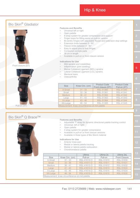 Orthotic Solutions Catalogue 2014 (25.14 MB) - R S L Steeper