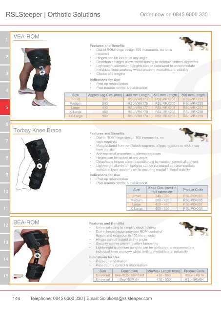 Orthotic Solutions Catalogue 2014 (25.14 MB) - R S L Steeper