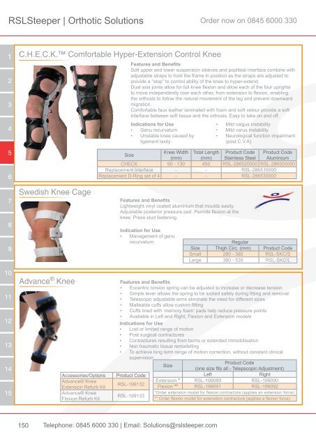 Orthotic Solutions Catalogue 2014 (25.14 MB) - R S L Steeper