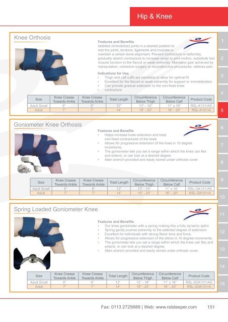 Orthotic Solutions Catalogue 2014 (25.14 MB) - R S L Steeper